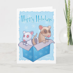 Ferret Holiday Kaart