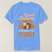 Ferret Human Costume Halloween Ferret 1 T-shirt (Design voorkant)