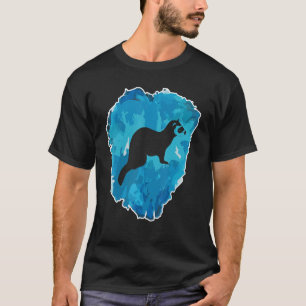 Ferret in een ijsklok ter wille van de integriteit t-shirt