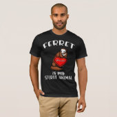Ferret is mijn gedistilleerde dierlijk kruidvat t-shirt (Voorkant volledig)