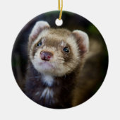 Ferret Keramisch Ornament (Voorkant)