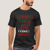 Ferret Kerstmis Shirt Polecat Ugly Christm (Voorkant)