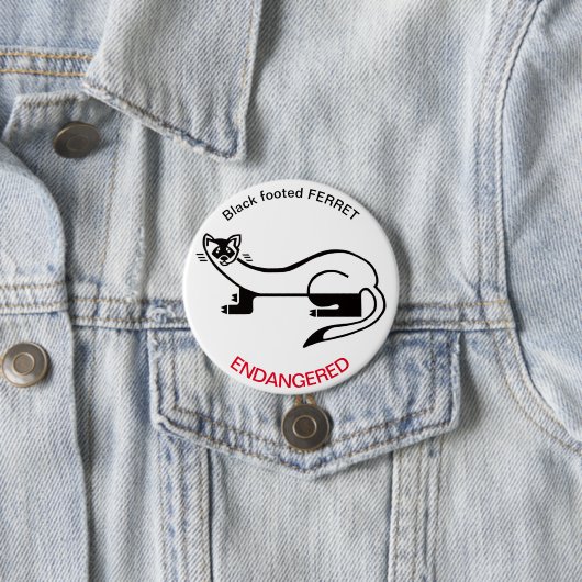 Ferret-knop Ronde Button 7,6 Cm (In situ)