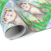 Ferret Little Animal Critter Cute Cadeaupapier (Rol Hoek)