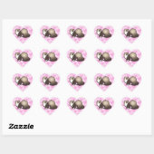 Ferret Love Hart Sticker (Vel)