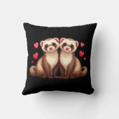 Ferret Love Kussen (Achterkant)