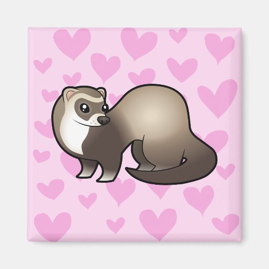 Ferret Love Magneet (Voorkant)