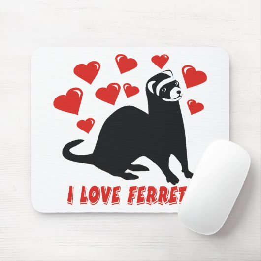 Ferret Love Muismat (Met muis)