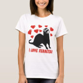 Ferret Love T-shirt (Voorkant)