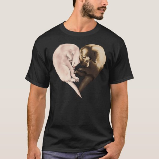 Ferret Love T-shirt (Voorkant)