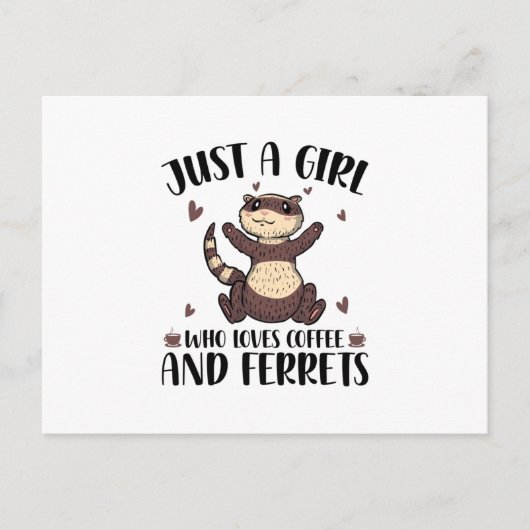 Ferret Lover Gifts | Dierenvee Briefkaart (Voorkant)