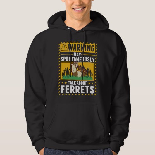 Ferret Lover Hoodie (Voorkant)