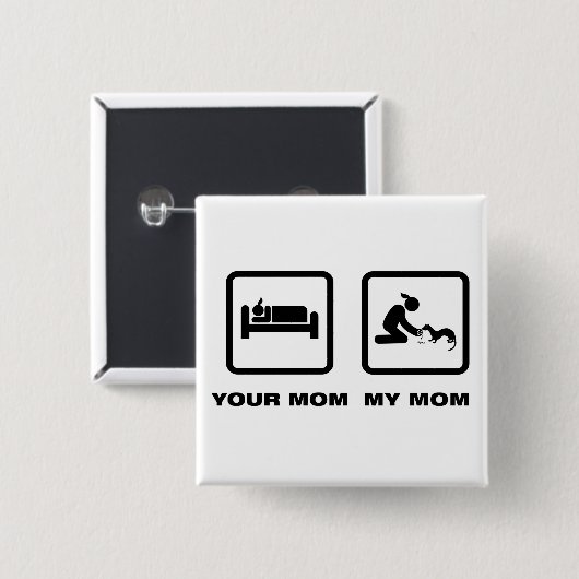 Ferret Lover Vierkante Button 5,1 Cm (Voorkant /achterkant)