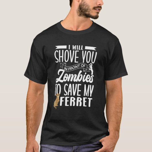 Ferret Ma American Polecat T-shirt (Voorkant)