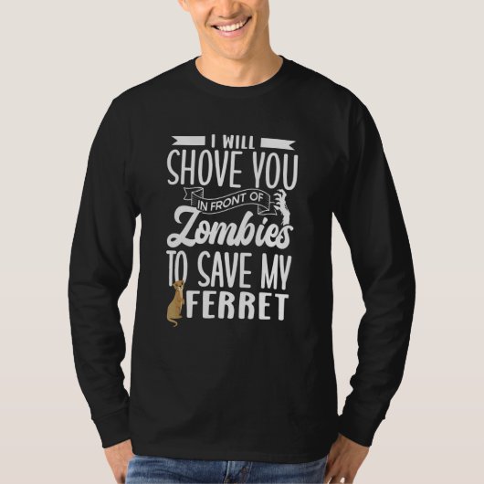 Ferret Ma American Polecat T-shirt (Voorkant)