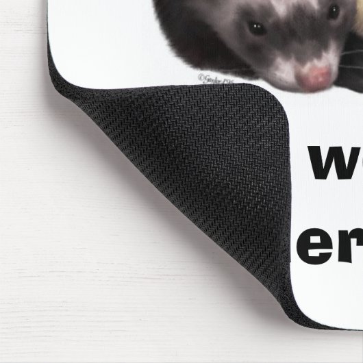 Ferret mousepad muismat (Hoek)