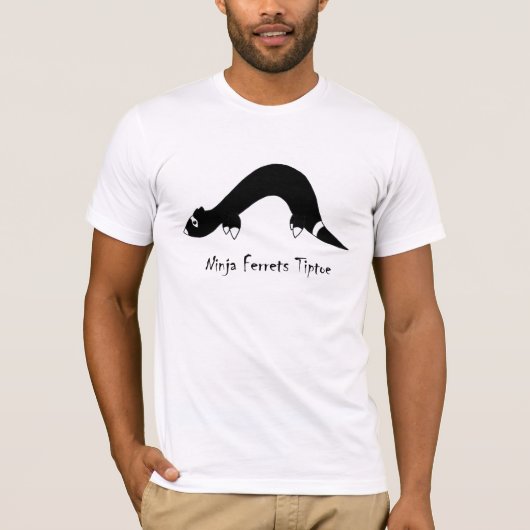 Ferret Ninja T-shirt (Voorkant)