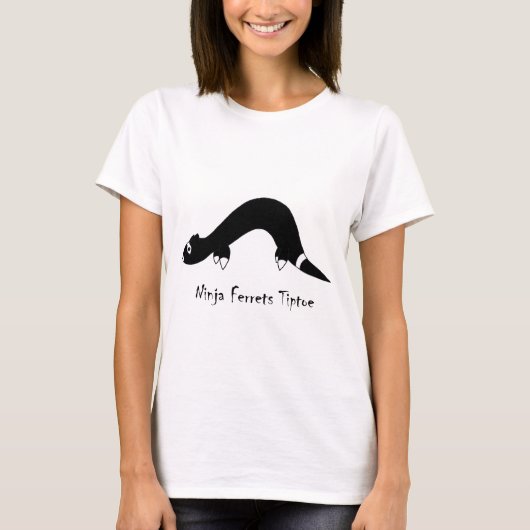 Ferret Ninja T-shirt (Voorkant)