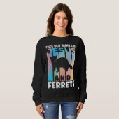 Ferret Outfit for Ferret Lover Apparel for Boys Trui (Voorkant volledig)