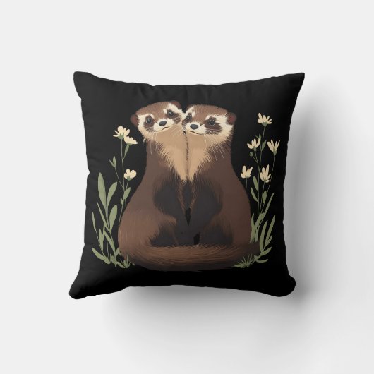 Ferret Pals Kussen (Achterkant)