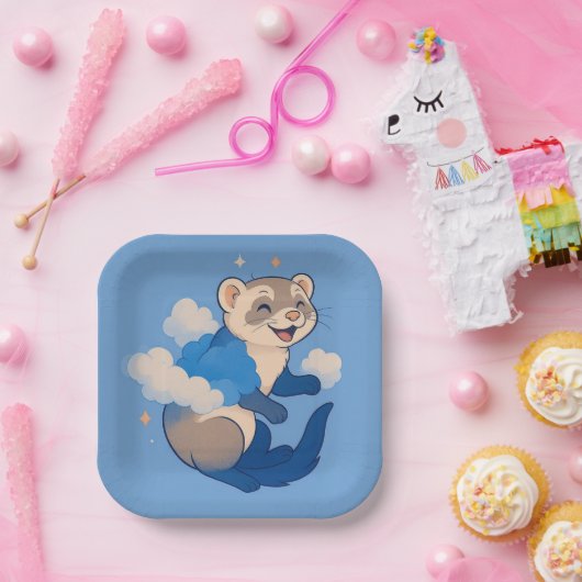 Ferret Papieren Bordje (Feest)