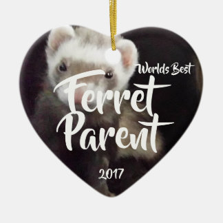 Ferret Parent Keramisch Ornament