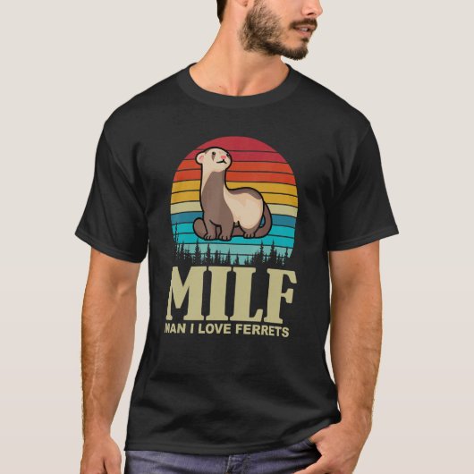 Ferret Pet Ferret Ferret 2 T-shirt (Voorkant)