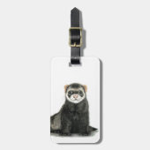 Ferret plezier! bagagelabel (Voorkant verticaal)