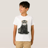Ferret plezier! t-shirt (Voorkant volledig)