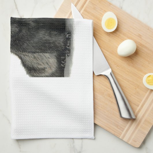 Ferret plezier! theedoek (Quarter Fold)