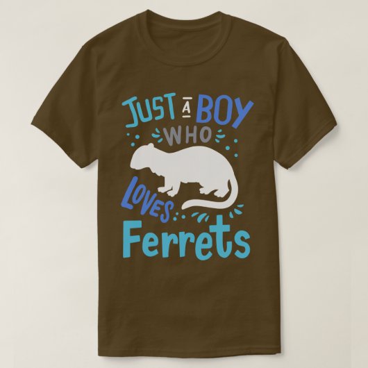 Ferret Polecats Ferret Lover T-shirt (Design voorkant)