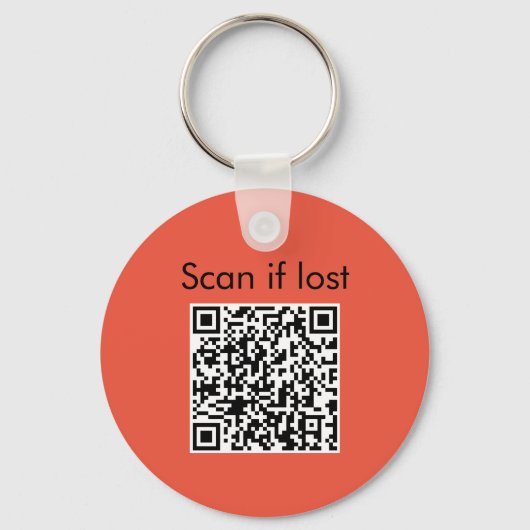 Ferret QR-code Music Lover Sleutelhanger (Achterkant)