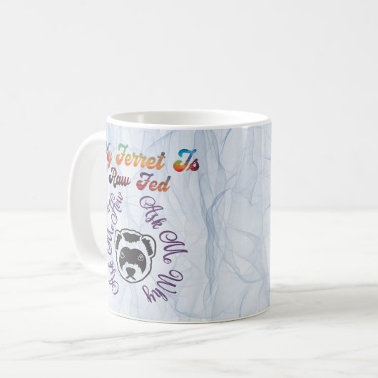 Ferret Raw Fed Koffiemok (Voorkant links)