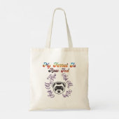 Ferret - Raw Fed Tote Bag (Achterkant)
