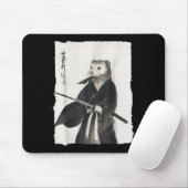 Ferret Samurai Janpanese Warrior Art Anime Muismat (Met muis)