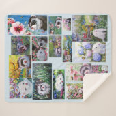 Ferret Sherpa Blanket Deken (Voorkant (horizontaal))