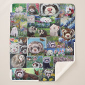 FERRET Sherpa Blanket Sherpa Deken (Voorkant)