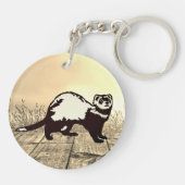 Ferret Sleutelhanger (Achterkant)