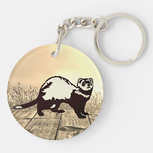 Ferret Sleutelhanger (Achterkant)