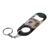 Ferret Sleutelhanger Flessenopener (Voorkant Gekanteld)