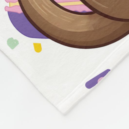 Ferret Snoepjes Print Fleece Deken (Hoek)