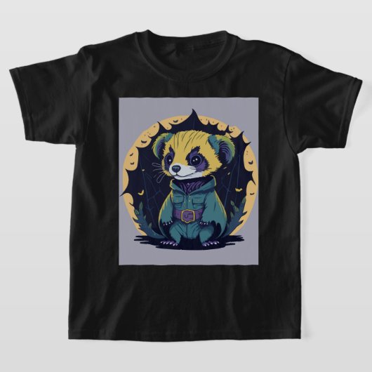 Ferret Spooky Party T-shirt (Laagn)