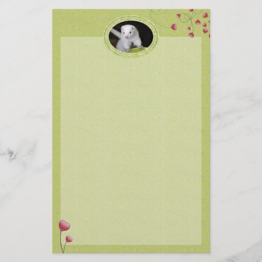 Ferret Spring Stationery Briefpapier (Voorkant)