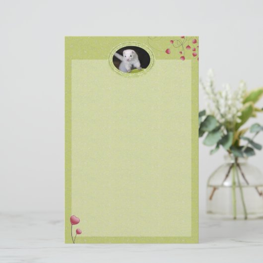 Ferret Spring Stationery Briefpapier (Staand voorkant)