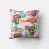 Ferret Toys Pattern Kussen (Achterkant)