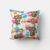 Ferret Toys Pattern Kussen (Voorkant)