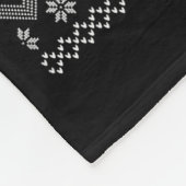 Ferret Ugly Xmas Lighting Santa Ferret Christmas Fleece Deken (Hoek)