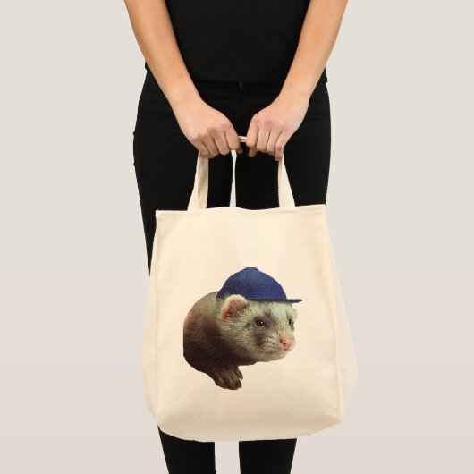 Ferret Wearing Pet Canvas tas (Voorkant (product))