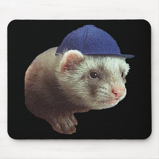 Ferret Wearing Pet Muismat (Voorkant)
