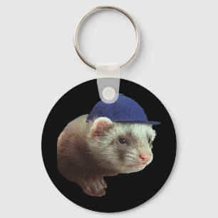 Ferret Wearing Pet Sleutelhanger
